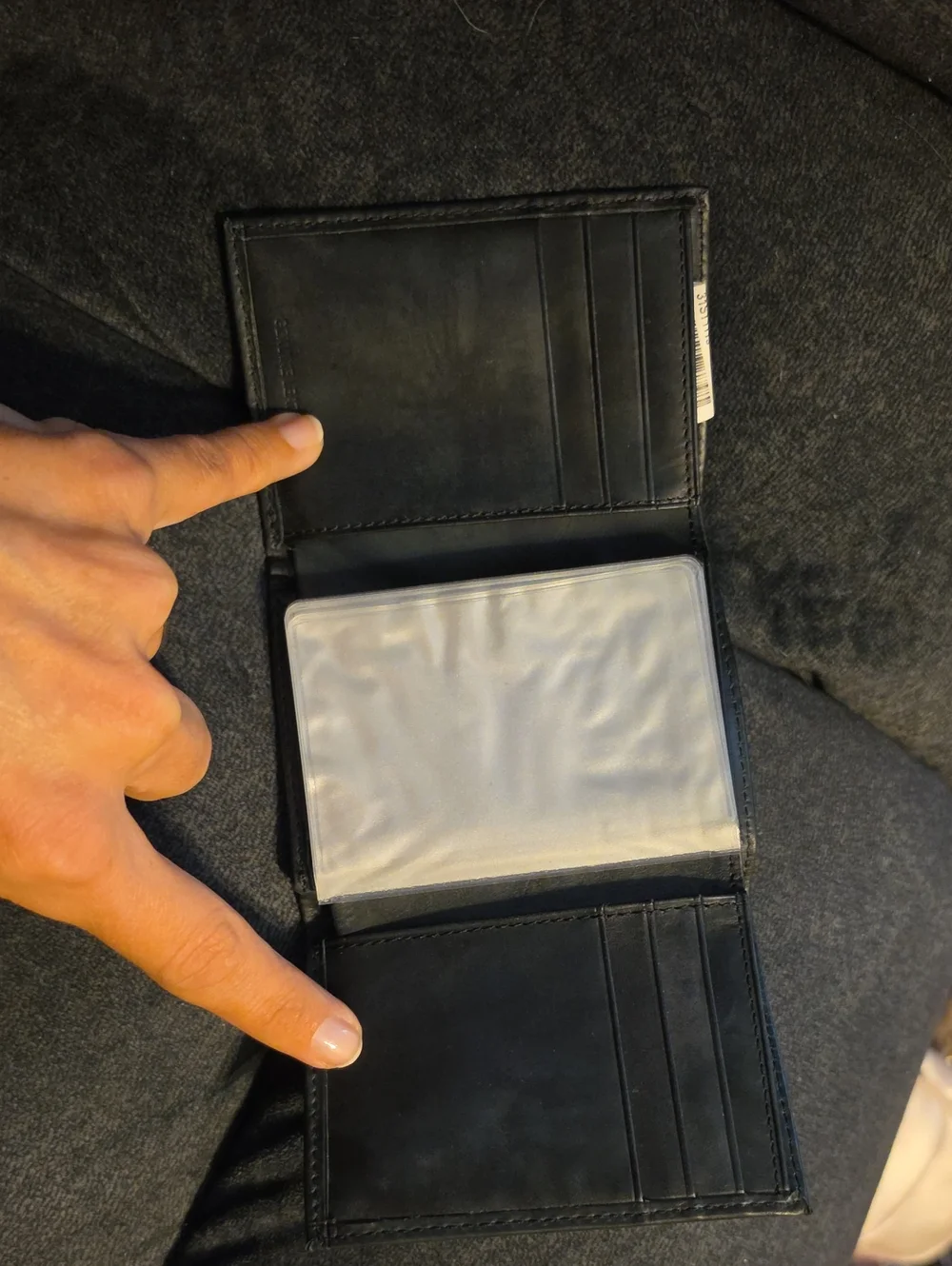 Stafford Mens Tri Fold Wallet. Nwots, Black!